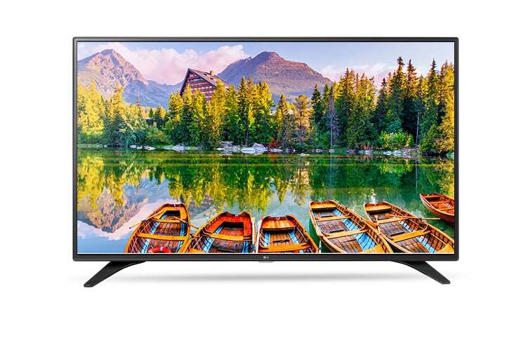 Čelní pohled na 55" LG LED TV, Full HD, webOS 3.0 55LH6047